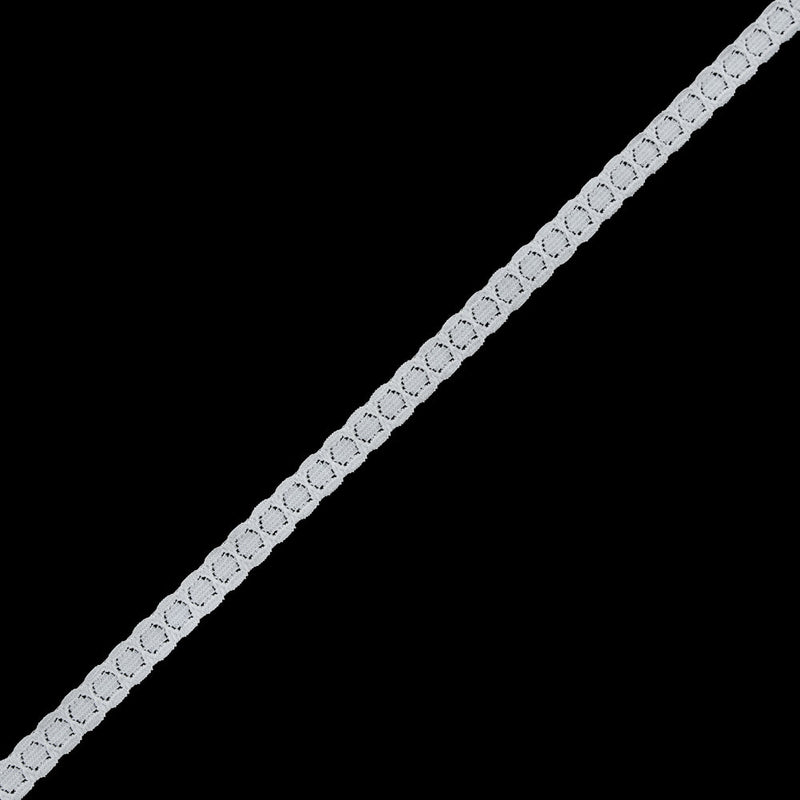 Ivory Stretch Lace Trim - 0.375"