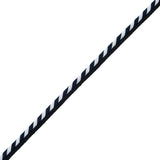 Striped Twisted Cord Trim with Lip - 0.25"