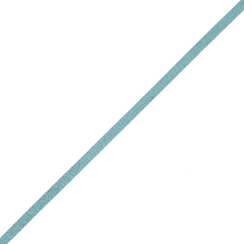 Beryl Green Faux Suede Cord/Ribbon - 0.2"