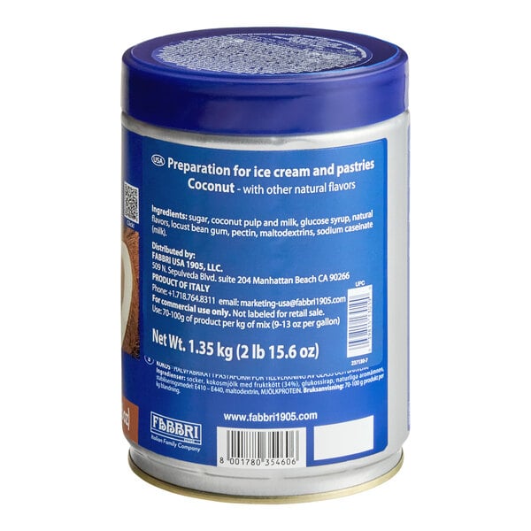 Fabbri Delipaste 1.35 kg Coconut Flavoring Paste
