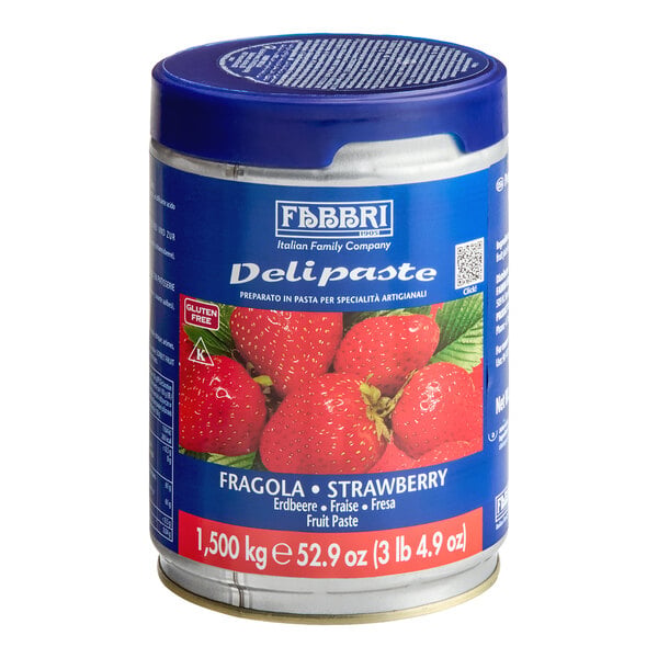 Fabbri Delipaste 1.5 kg Strawberry Flavoring Paste