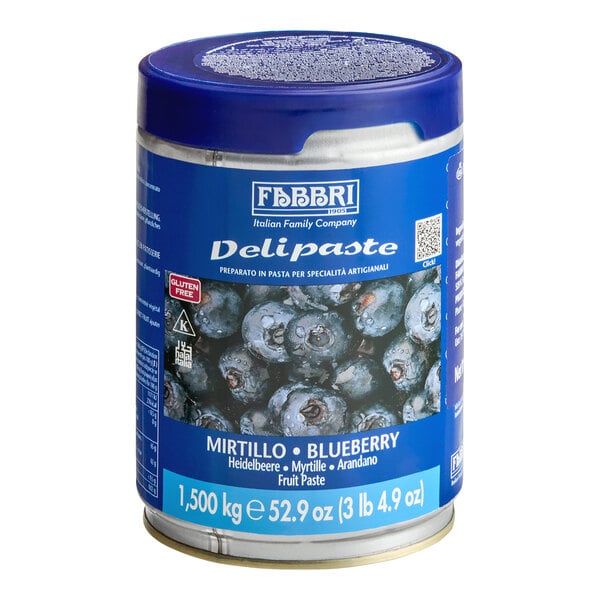 Fabbri Delipaste 1.5 kg Blueberry Flavoring Paste