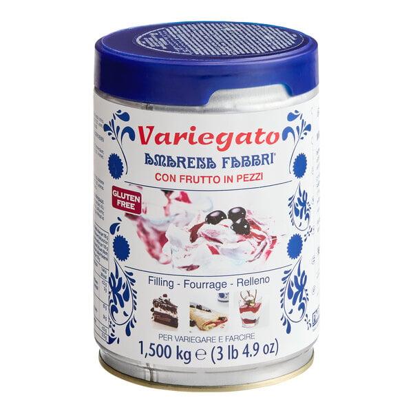 Fabbri 1.5 kg Amarena Cherry Variegate / Marbling - 3/Case