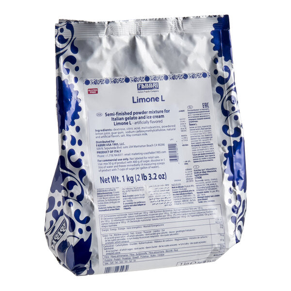 Fabbri 1 kg Lemon Flavoring Powder