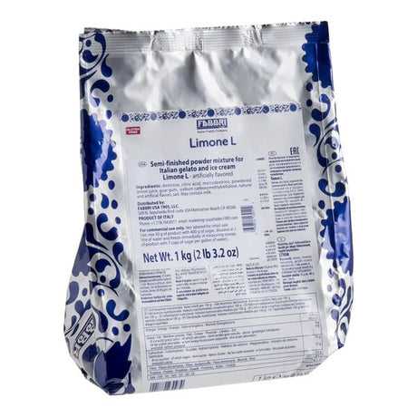 Fabbri 1 kg Lemon Flavoring Powder - 6/Case