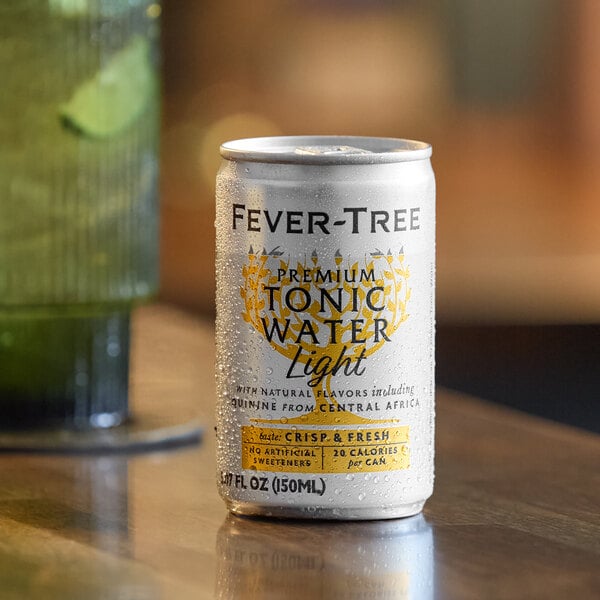 Fever-Tree Light Premium Tonic Water Can 5 fl. oz. - 24/Case