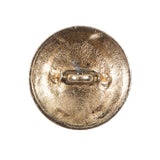 Gold Metal Coat Button - 40L/25.5mm