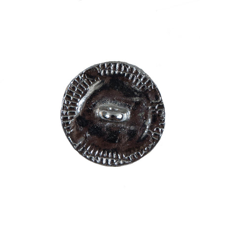 Pearl and Rhinestone Silver Metal Shank Back Button - 30L/19mm