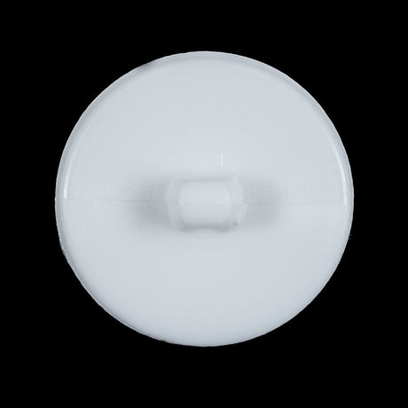 White Floral Embossed Plastic Button - 44L/28mm