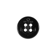 Navy Nautical Embossed Plastic Button - 24L/16mm