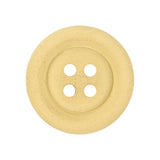 Matte Yellow 4-Hole Tiny Mound Plastic Button - 42L/27mm