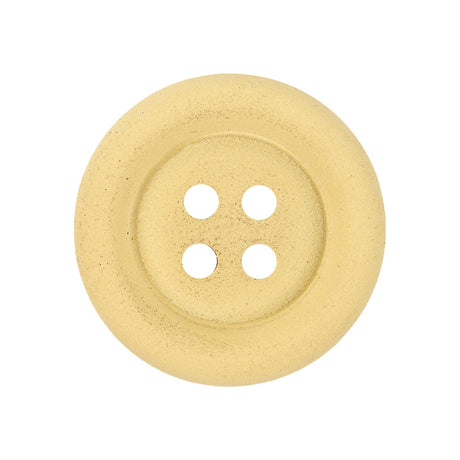 Matte Yellow 4-Hole Tiny Mound Plastic Button - 42L/27mm