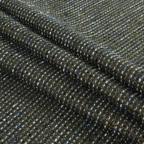 Jay Godfrey Royal Blue and Metallic Gold Reversible Tweed