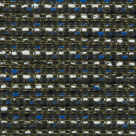 Jay Godfrey Royal Blue and Metallic Gold Reversible Tweed