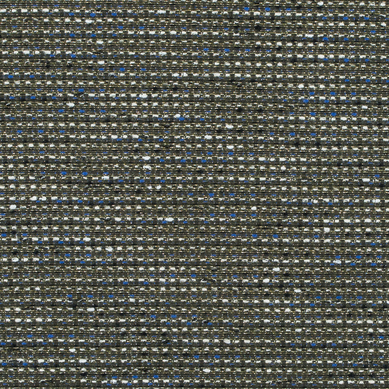 Jay Godfrey Royal Blue and Metallic Gold Reversible Tweed