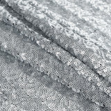 Black Mesh with All-Over Circle Sequins by Jay Godfrey - Silver - Deadstock