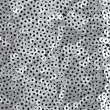 Black Mesh with All-Over Circle Sequins by Jay Godfrey - Silver - Deadstock
