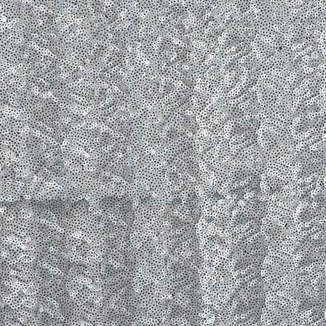 Black Mesh with All-Over Circle Sequins by Jay Godfrey - Silver - Deadstock