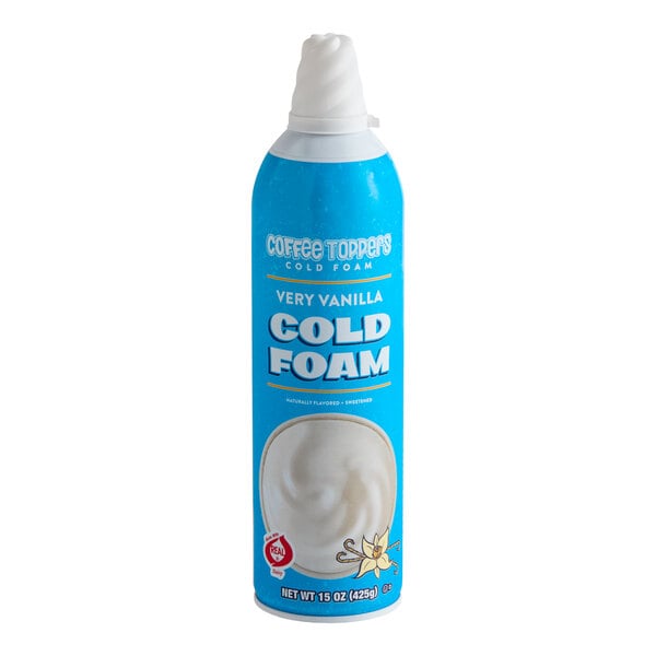 Coffee Toppers Very Vanilla Cold Foam 15 oz. - 12/Case