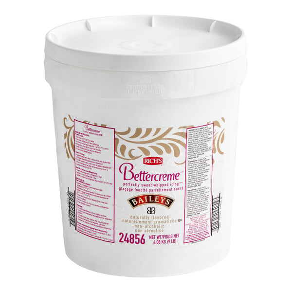 Rich's Bettercreme BAILEYS® Irish Cream Whipped Icing Pail 9 lb.