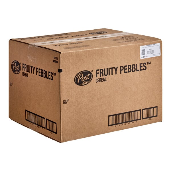 Post Fruity Pebbles Cereal 32 oz. - 8/Case