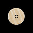 Beige Iridescent Plastic Button - 36L/23mm