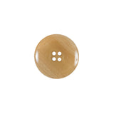 Beige 4-Hole Plastic Button - 24L/15mm