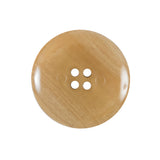 Beige 4-Hole Plastic Button - 40L/25.5mm