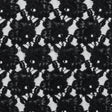 Jay Godfrey Black Floral Flocked Lace