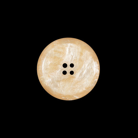 Beige Iridescent Plastic Button - 32L/20mm