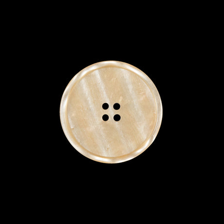 Beige Iridescent Plastic Button - 32L/20mm