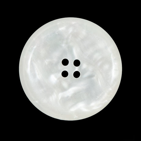 Opal Iridescent 4-Hole Narrow Rim Plastic Button - 44L/28mm