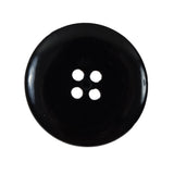 Brown Concaving Plastic Button - 45L/29mm