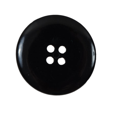 Brown Concaving Plastic Button - 45L/29mm