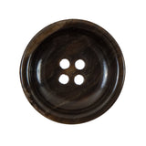 Brown Concaving Plastic Button - 45L/29mm