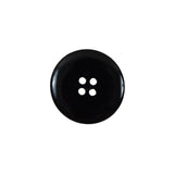 Brown Concaving Plastic Button - 28L/18mm