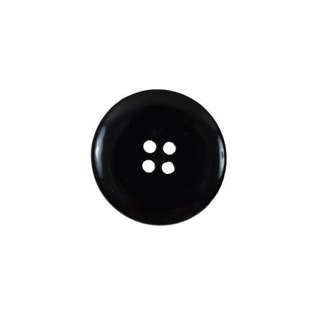 Brown Concaving Plastic Button - 28L/18mm