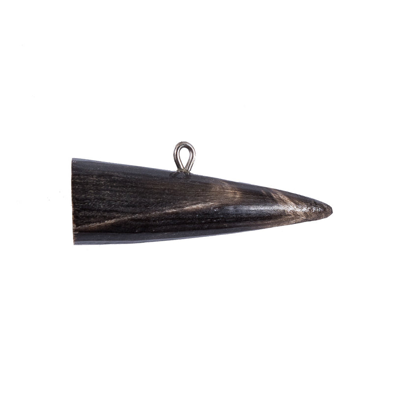 Dark Gray Horn Toggle - 0.625" x 2"