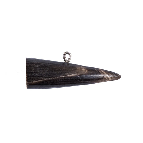 Dark Gray Horn Toggle - 0.625" x 2"