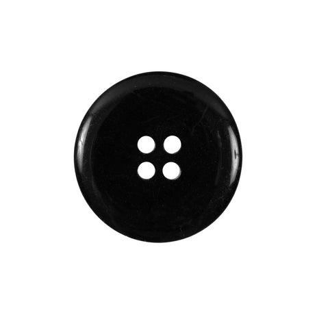 Black 4-Hole Plastic Button - 35L/22mm