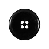 Black 4-Hole Plastic Button - 40L/25.5mm
