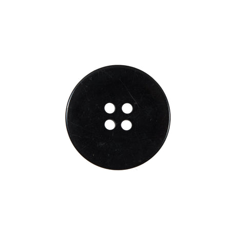 Black 4-Hole Plastic Button - 30L/19mm