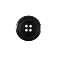 Black 4-Hole Plastic Button - 30L/19mm