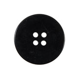 Black 4-Hole Plastic Button - 40L/25.5mm