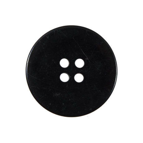 Black 4-Hole Plastic Button - 40L/25.5mm