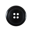 Black 4-Hole Plastic Button - 40L/25.5mm