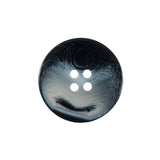 Navy and Light Blue Plastic Button - 36L/23mm