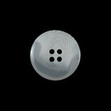 White Translucent Plastic Button - 32L/20mm