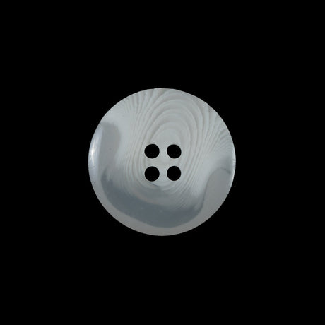 White Translucent Plastic Button - 32L/20mm