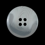White Translucent Plastic Button - 48L/30.5mm